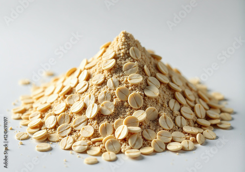 instant oats oats processed fine powder easy photo