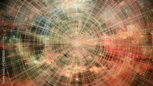 
Time travel futuristic portal mystical clock background wallpaper