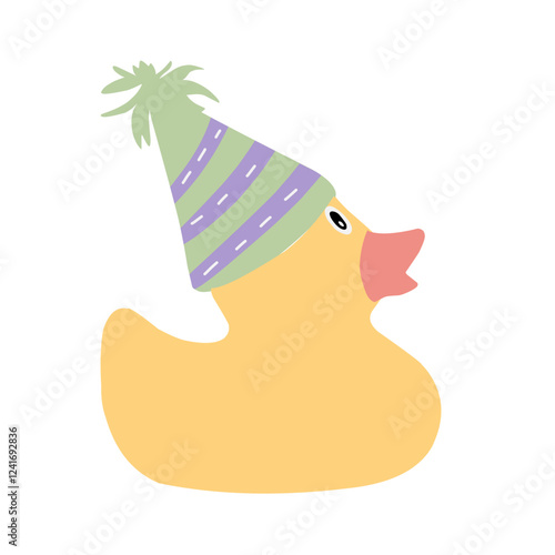 duck in color party hats