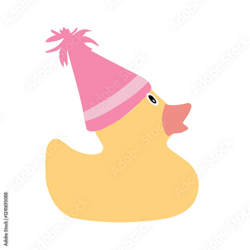 duck in color party hats