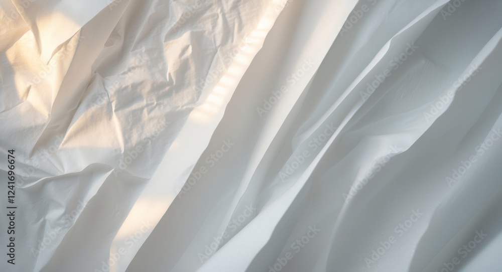 custom made wallpaper toronto digitalWhite Creased Paper Background Soft Light Glimmer Texture.