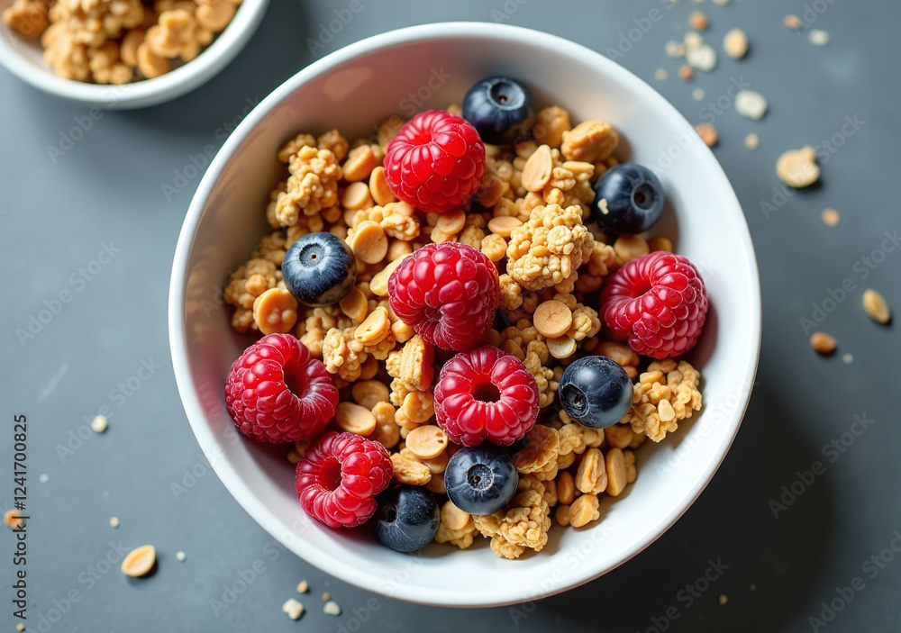 served granola nutritious breakfast option healthy served granola nutritious breakfast option healthy