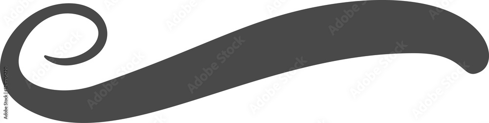 Swoosh line. Hand drawn swirl underline and squiggle. Doodle brush stroke, calligraphic flourish and curve elegant highlight for graphic design Swoosh line. Hand drawn swirl underline and squiggle. Doodle brush stroke, calligraphic flourish and curve elegant highlight for graphic design