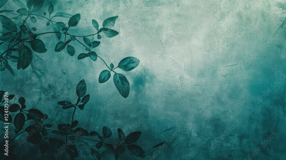 Fototapeta premium turquoise and green background