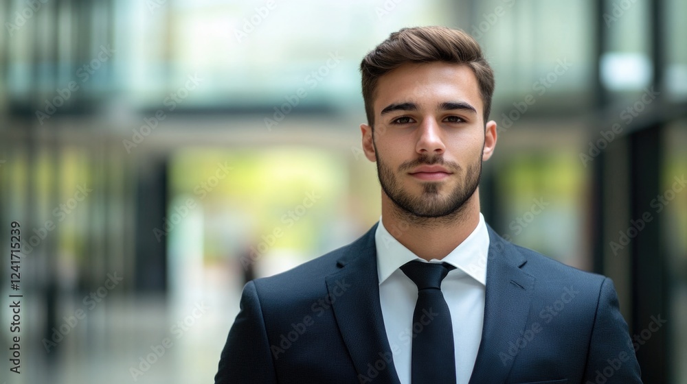 A professional man dressed in a suit and tie posing for a picture, suitable for corporate or business use A professional man dressed in a suit and tie posing for a picture, suitable for corporate or business use
