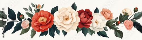 Vintage floral rhapsody