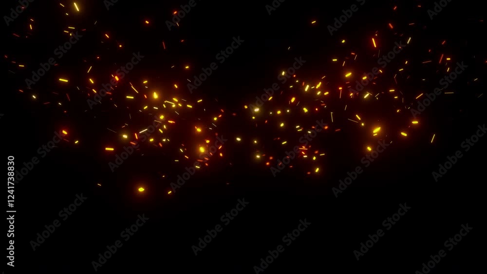 fire sparks particles light motion background fire sparks particles light motion background