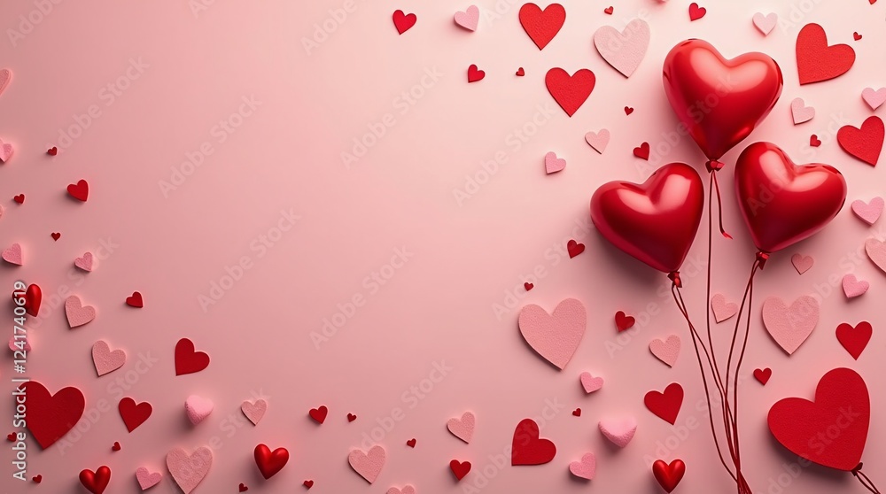 valentine background with hearts valentine background with hearts