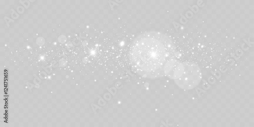 Light sparkle glitter shine glow with transparent glittering light effects, sparkling stars, white bokeh, and shiny glow on a checkered background, perfect for Christmas themes. photo