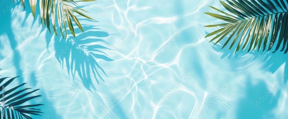 Experience Summer Bliss by immersing yourself in a palmfringed poolside scene that perfectly complements the sparkling waters, offering a luxurious oasis for relaxation during your holiday Experience Summer Bliss by immersing yourself in a palmfringed poolside scene that perfectly complements the sparkling waters, offering a luxurious oasis for relaxation during your holiday