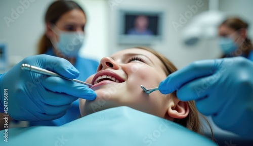 Wallpaper Mural patient receiving oral care Torontodigital.ca