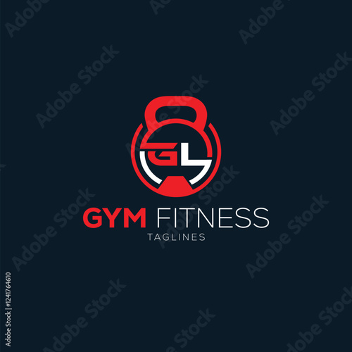 GL Gym Fitness Logo
