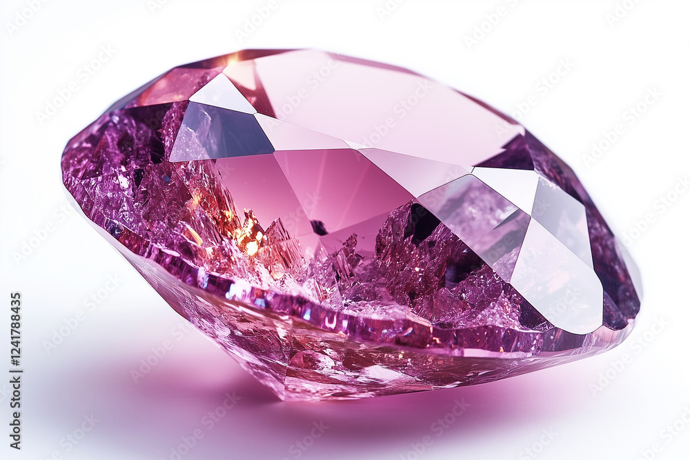 Precious jewel on white background Precious jewel on white background