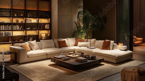 Wallpaper Mural Luxurious Modern Living Room Interior Design Torontodigital.ca