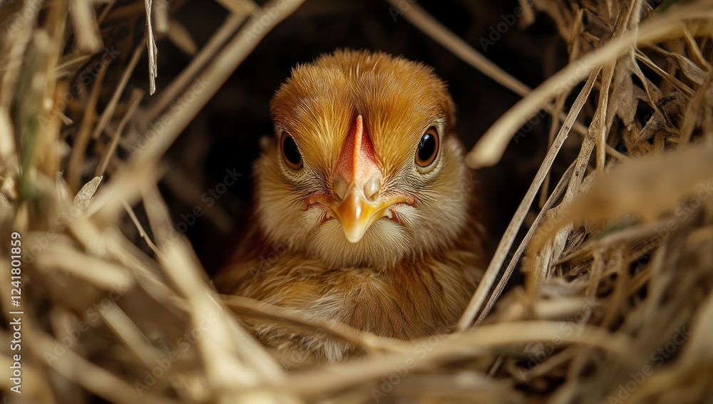 A Baby Chick's First Glimpse of the World A Baby Chick's First Glimpse of the World