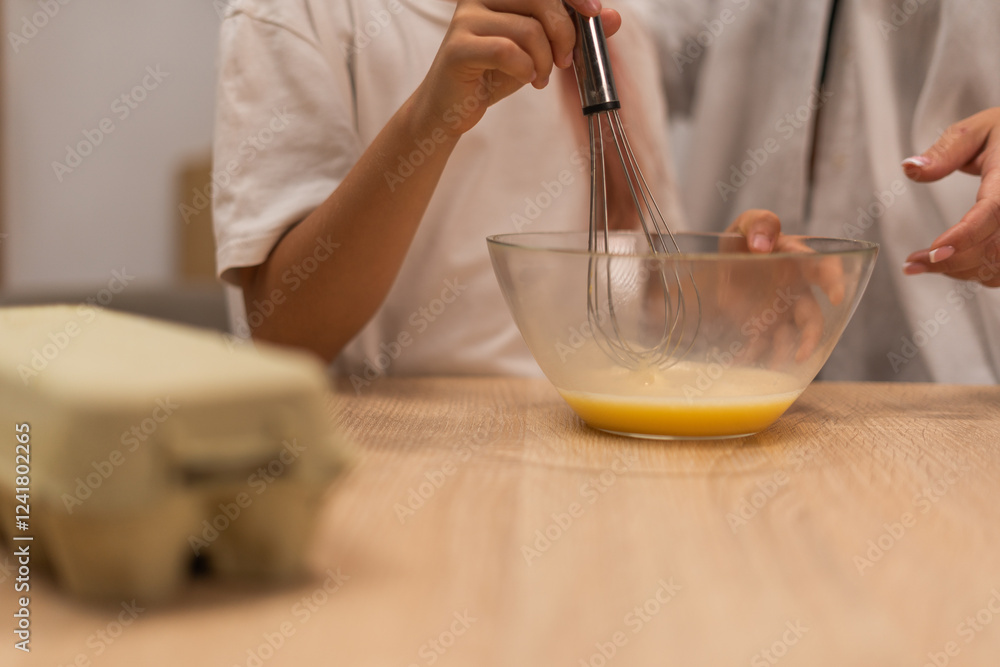 a woman works in the kitchen a woman works in the kitchen