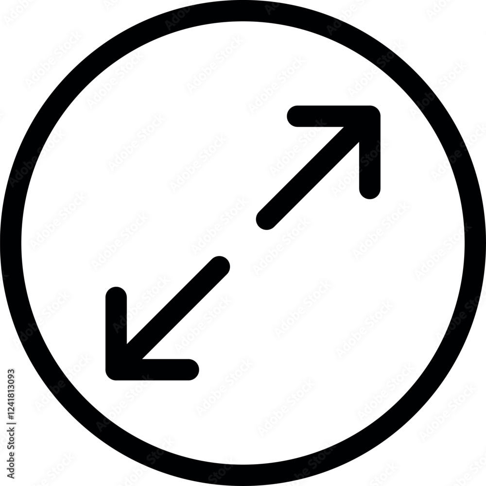 arrow maximize icon two arrows expand icons resize zoom scale icon arrow maximize icon two arrows expand icons resize zoom scale icon