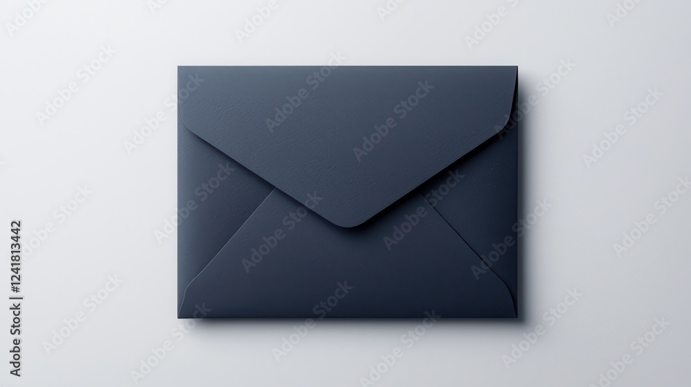 Dark envelope on a plain background. Dark envelope on a plain background.