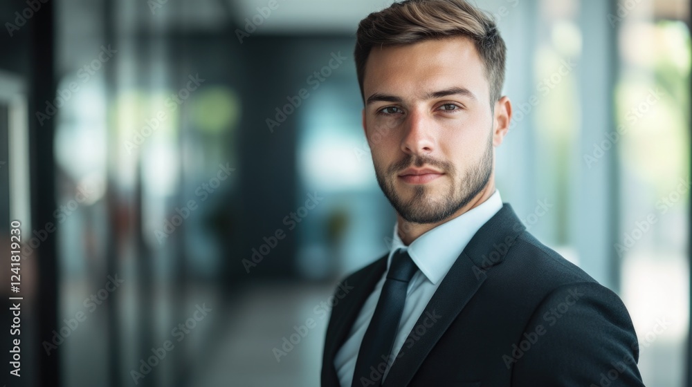 A professional man dressed in a suit and tie posing for a photograph A professional man dressed in a suit and tie posing for a photograph
