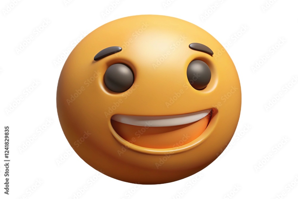 Fototapeta premium 3d smiley face emojie
