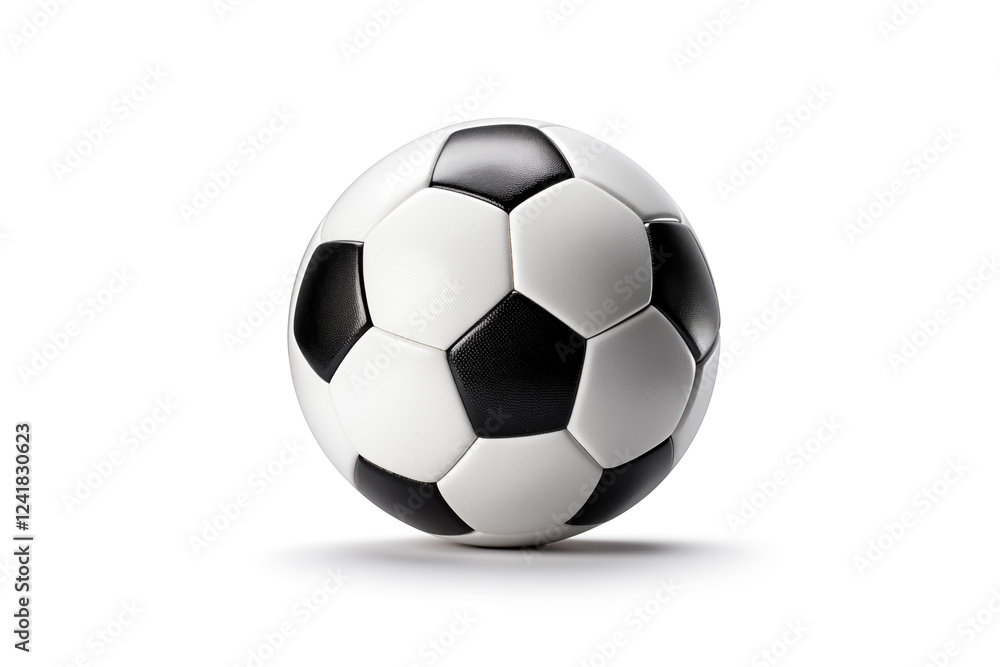 Fototapeta premium soccer ball isolated on a white background