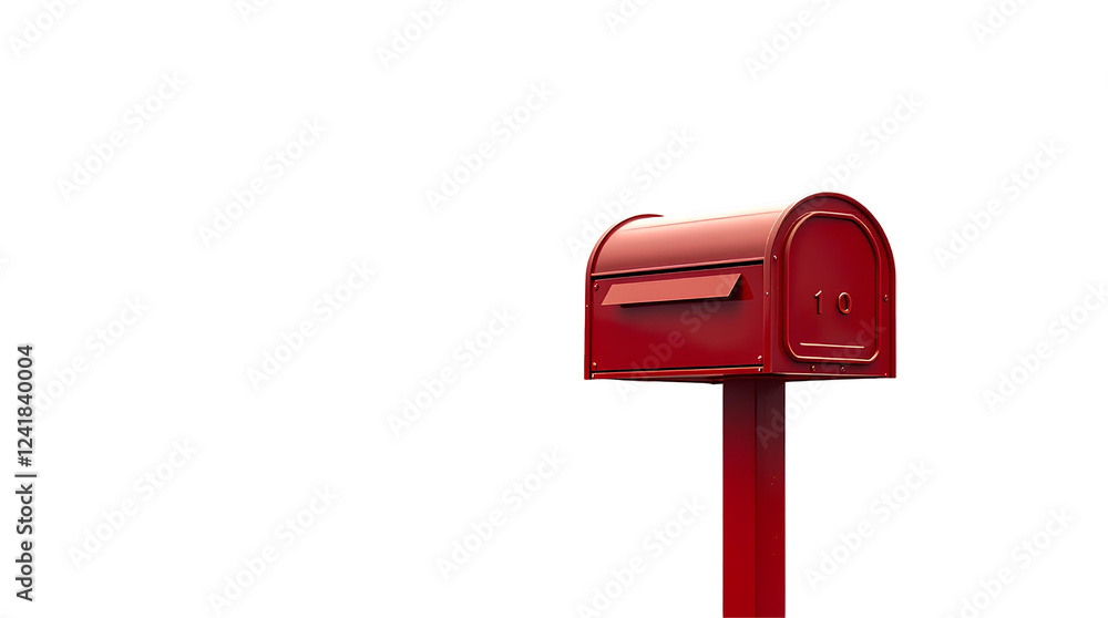 Photo of mailbox isolated on transparent background Photo of mailbox isolated on transparent background