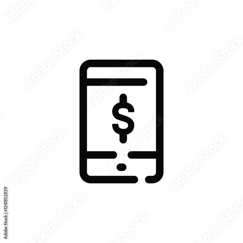 Online-Banking-incomplete-line-art-icon-template