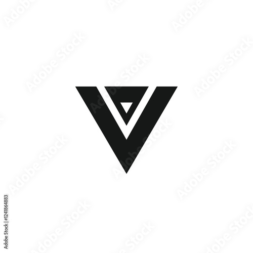Free Download Letter V logo icon flat vector design - GFXLoad
