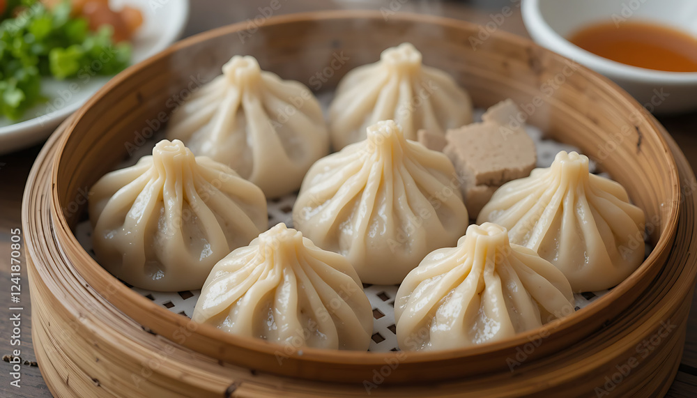 Chinese dumplings Steamed pork dumplings Xiao Long Bao Chinese dumplings Steamed pork dumplings Xiao Long Bao