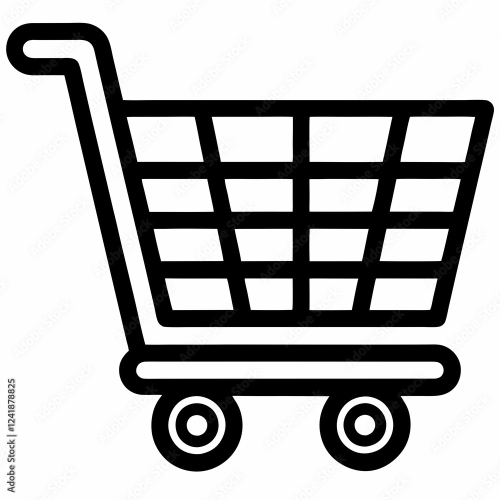 Sleek Shopping Cart Icon: Modern, Clean Design for E-commerce Websites and Apps ui ux buy flat store Sleek Shopping Cart Icon: Modern, Clean Design for E-commerce Websites and Apps ui ux buy flat store