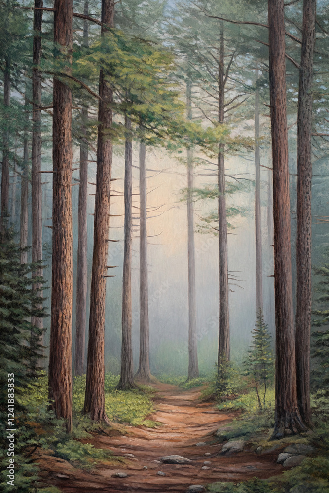 morning in the forest