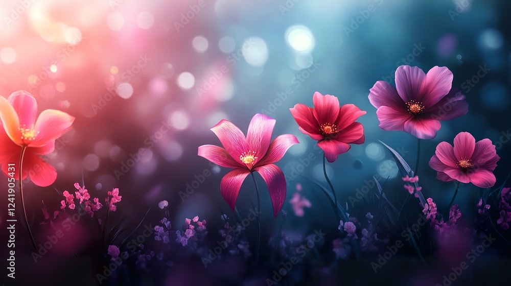 Obraz premium Happy World Cancer Day illustration background.