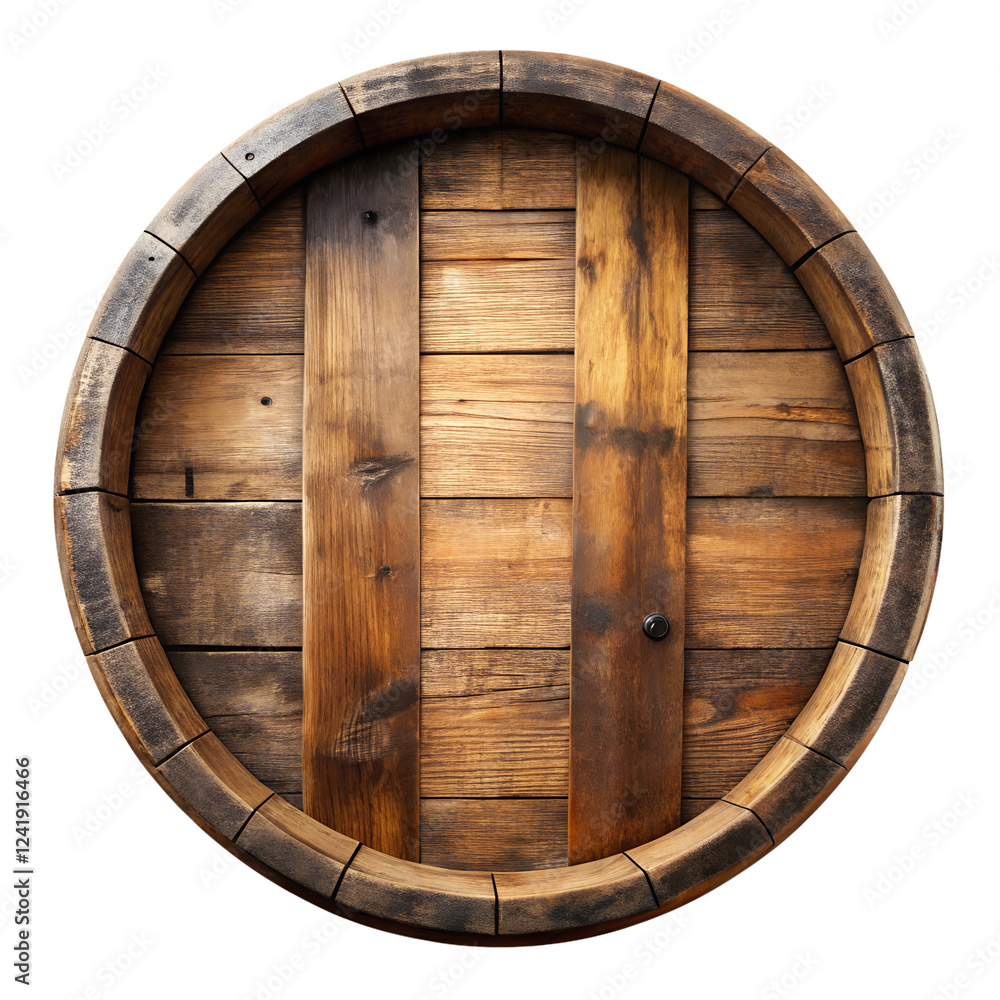 Fototapeta premium old wooden barrel