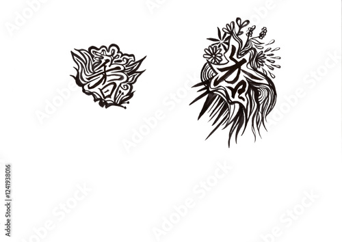 筆文字（書画同源）