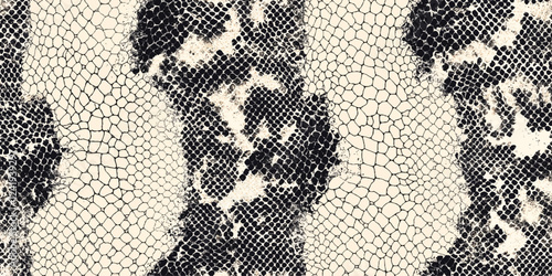Seamless Vector pattern Snake skin texture background, Snake skin print repeating background, Snake skin textile pattern