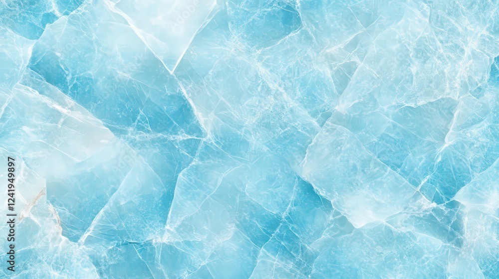 Obraz premium Light Blue Marble Texture Background Image