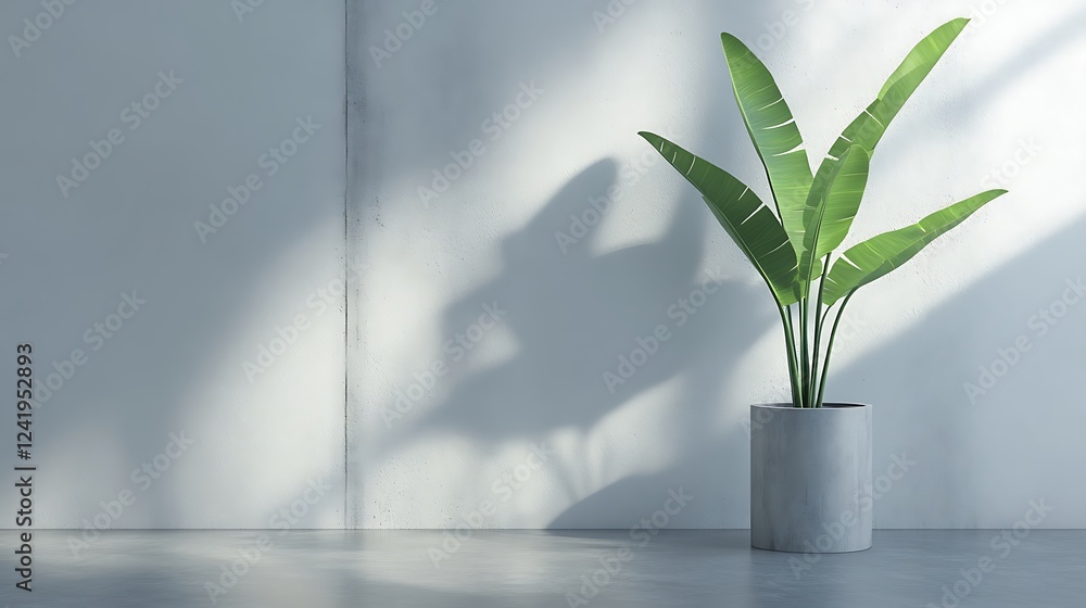 Plant shadow interior design minimal Plant shadow interior design minimal