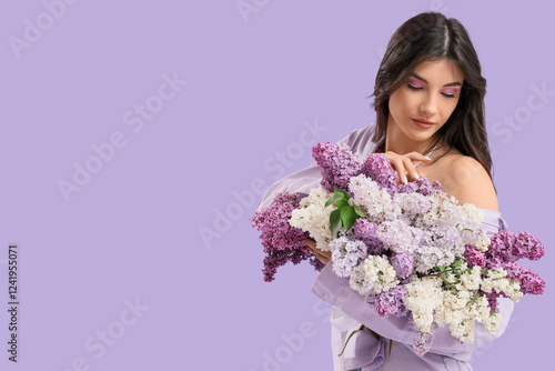 Beautiful young woman with ...