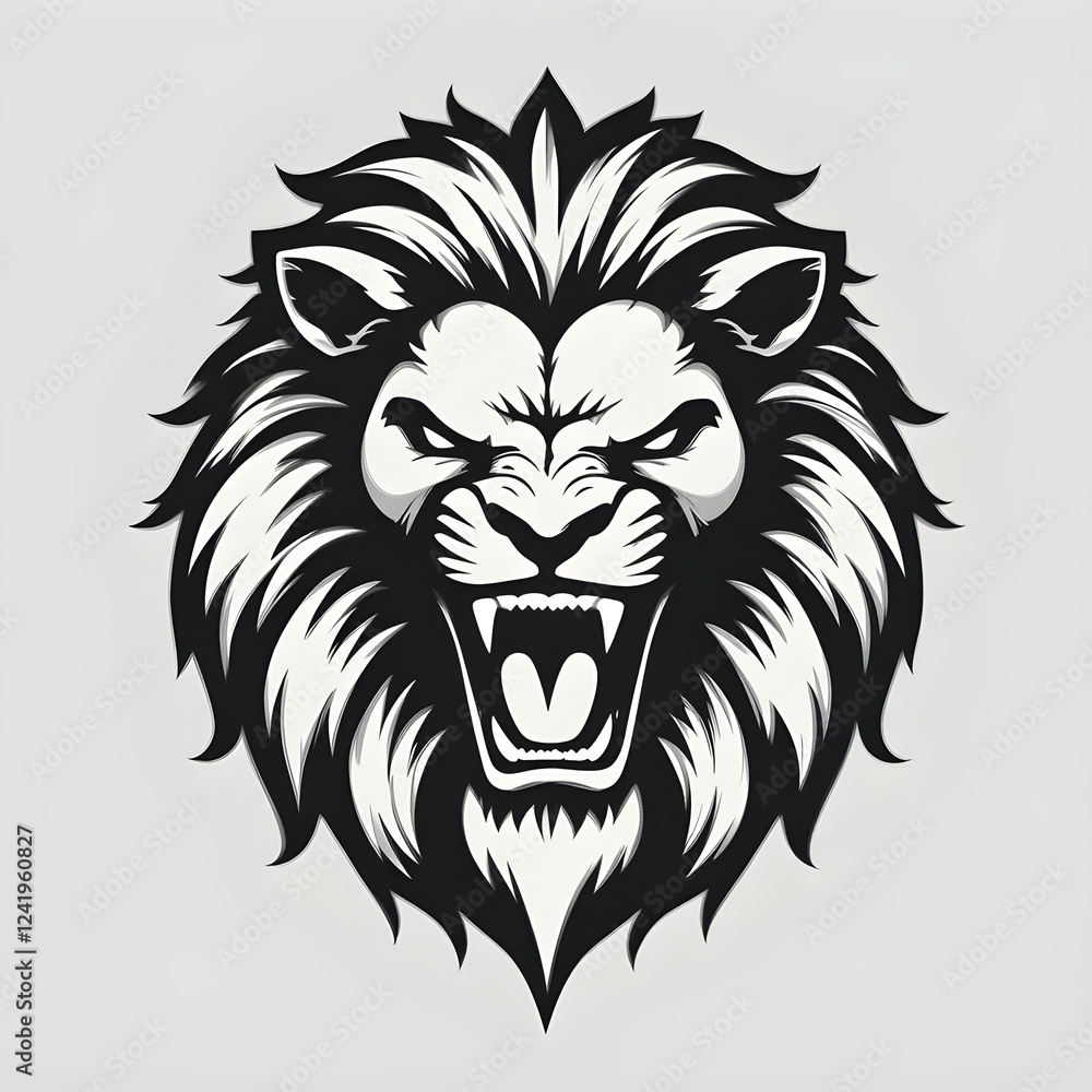 Obraz premium lion head mascot