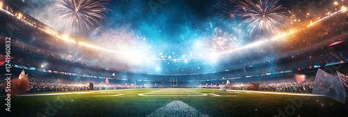 Excitement builds at Super Bowl 2025 with fireworks and cheering fans in the USA