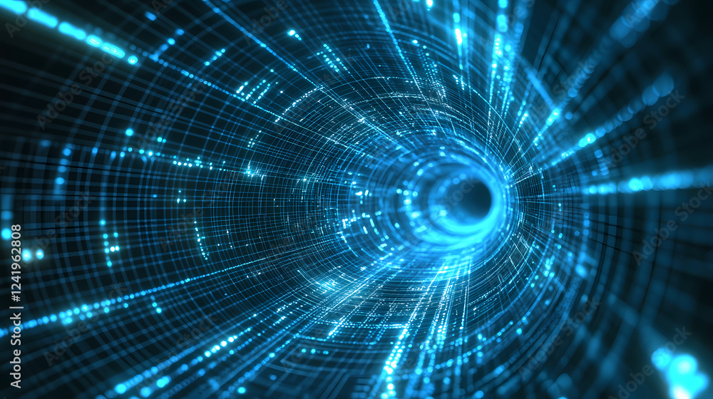 Abstract wireframe 3d tunnel. perspective mesh background texture. mesh model of a wormhole, vortex. 3d texture of a wormhole portal with a mesh structure. Portal & Dimensional Effects. Illustration Abstract wireframe 3d tunnel. perspective mesh background texture. mesh model of a wormhole, vortex. 3d texture of a wormhole portal with a mesh structure. Portal & Dimensional Effects. Illustration