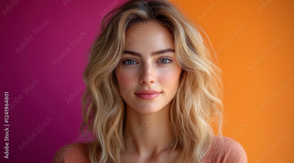 Fototapeta premium portrait moderne femme beauté 