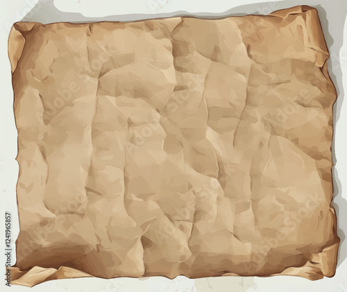 kraft paper texture background traced vector