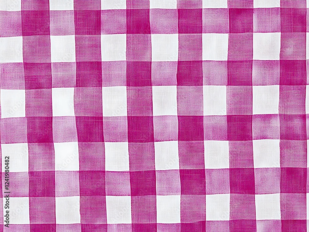 Soft Watercolor Pink Gingham Checkered Pattern Soft Watercolor Pink Gingham Checkered Pattern