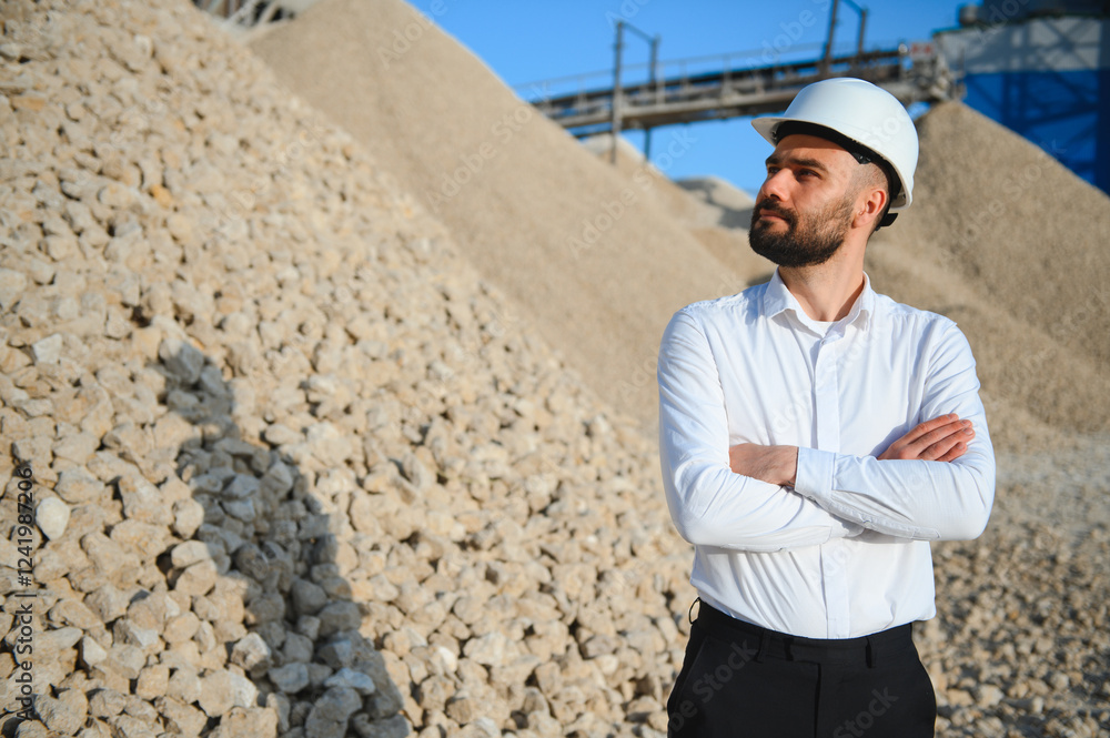 Engineer of industry lab control quality of gravel Engineer of industry lab control quality of gravel