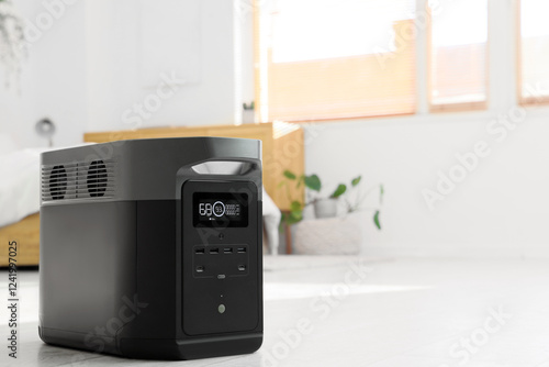 Portable power station on f...