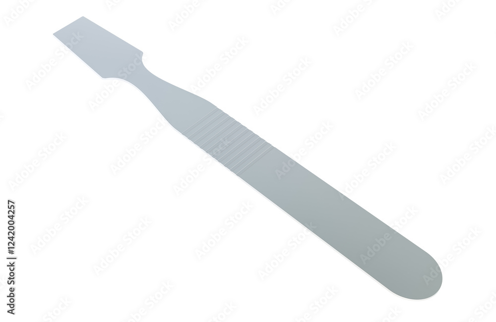 Metal Spudger Opening Disassemble Tool. 3D rendering isolated on transparent background Metal Spudger Opening Disassemble Tool. 3D rendering isolated on transparent background