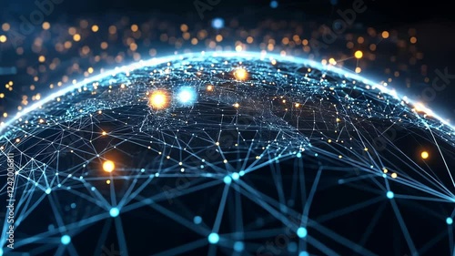 Exploring the intricate connections of a digital world through vibrant network visualizations