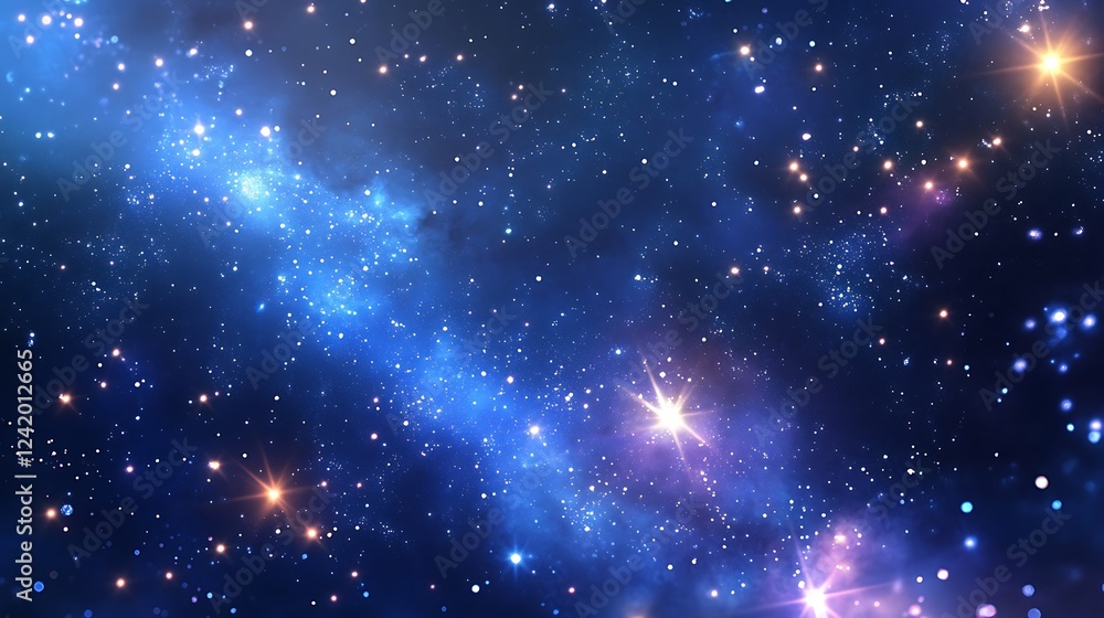 A stunning depiction of a starry galaxy filled with vibrant colors and twinkling stars. A stunning depiction of a starry galaxy filled with vibrant colors and twinkling stars.