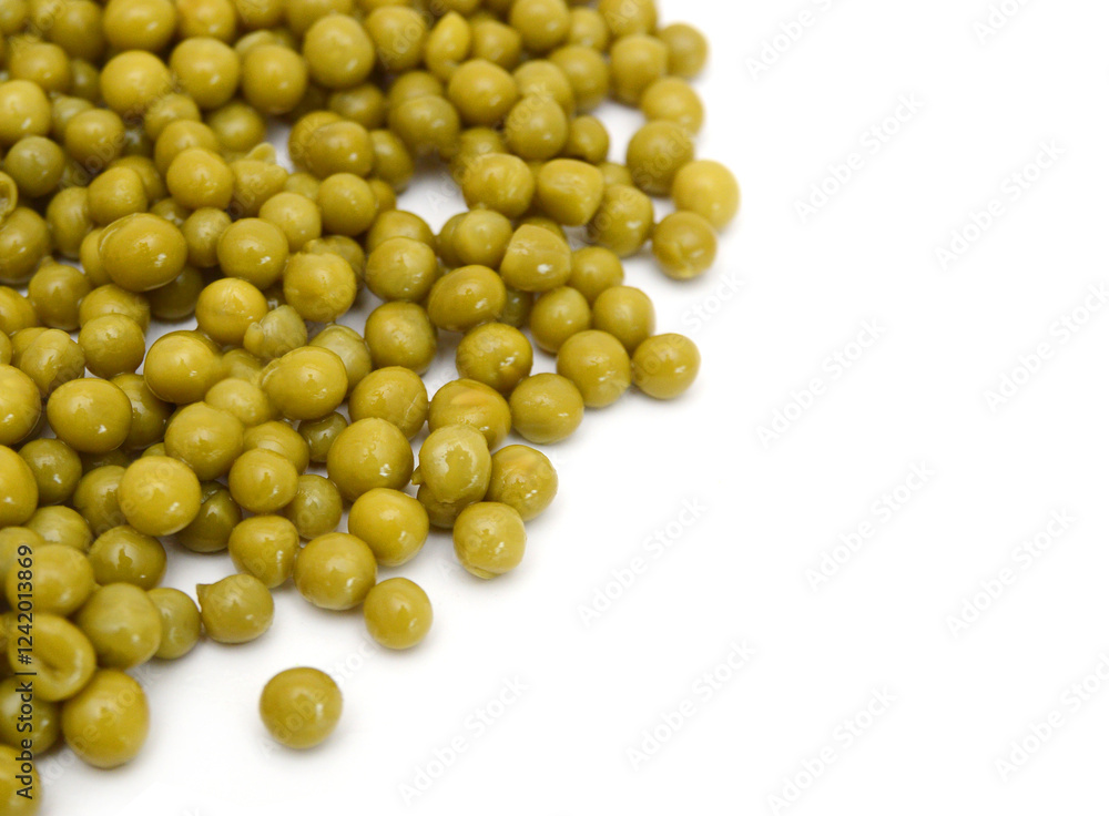 Fresh peas isolated on white background Fresh peas isolated on white background